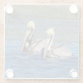 Pelikane Glasuntersetzer (Rückseite)