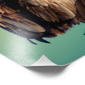 Pelikane in der Morgendämmerung Fotodruck (Ecke)