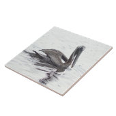 Pelikane Keramik Fliese (Seite)