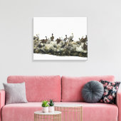Pelikane Leinwanddruck (Insitu (Wohnzimmer))