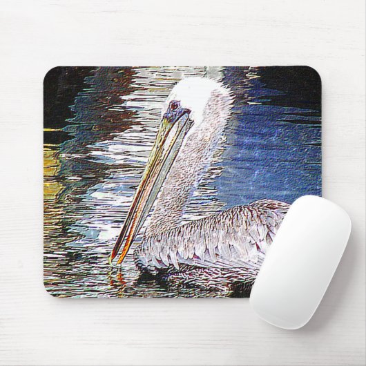 Pelikane Liebe_ Mousepad (Mit Mouse)