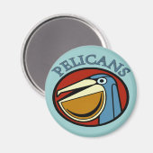 Pelikane Sportmannschaften Magnet (Vorderseite/Rückseite)