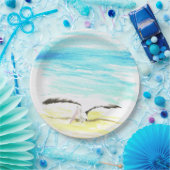 Pelikane Stretching-Flügel Pappteller (Party)