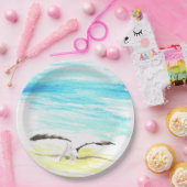 Pelikane Stretching-Flügel Pappteller (Party)