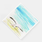 Pelikane Stretching-Flügel Serviette (Ecke)