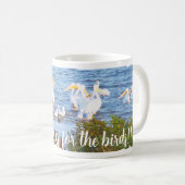 Pelikane unter Möwen Kaffeetasse (VorderseiteRechts)