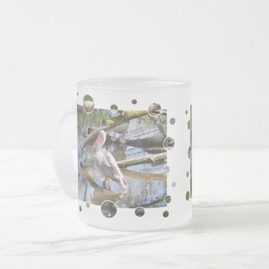 PELIKANER MATTGLASTASSE (Vorderseite Links)