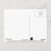 pelikanisch postkarte (Rückseite)