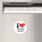 PELIKANISCHE INSEL - I Liebe Magnet (In Situ (Geschirrspüler))