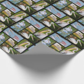 Pelikanmosaik von Fotos Geschenkpapier (Ecke)