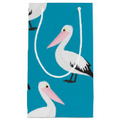 Pelikanmuster Kleine Geschenktüte (Vorderseite)