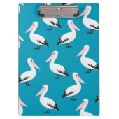 Pelikanmuster Klemmbrett (Vorderseite)