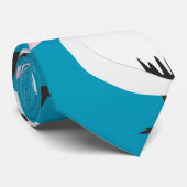 Pelikanmuster Krawatte (Gerollt)