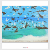 Pelikanpandemonium Aufkleber (Blatt)