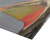 Pelikantienprofil Schneidebrett (Ecke)