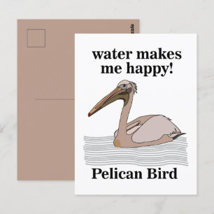 Pelikanvogel Postkarte