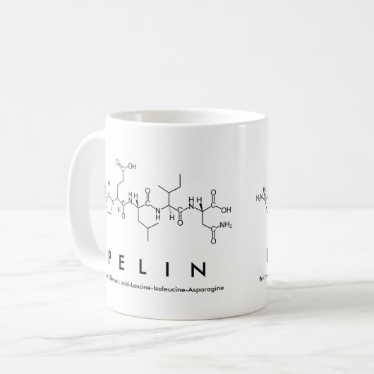 Pelin Peptidname Tasse (Vorderseite Links)