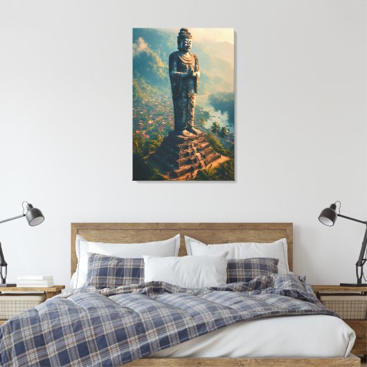 Pelindung Lembah - Beschützer des Tals Leinwanddruck (Insitu (Schlafzimmer))