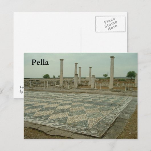 Pella Postkarte (Vorne/Hinten)