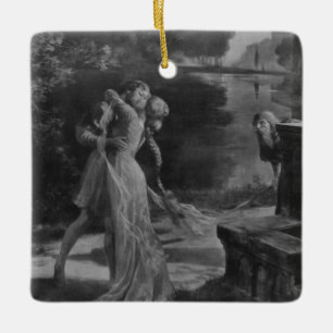 Pelleas und Melisande Opera, 1902 Keramikornament