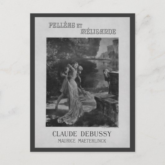 Pelleas und Melisande Opera, 1902 Postkarte (Vorderseite)