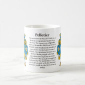 Pelletier Familien-Wappen Tasse (Mittel)