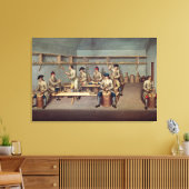 Pellets formen leinwanddruck (Insitu (Wohnzimmer))