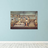 Pellets formen leinwanddruck (Insitu (Holzboden))