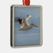 Pellican im Flug Ornament Aus Metall (Rechts)