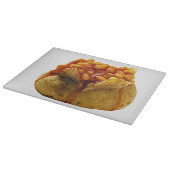 "Pellkartoffel und Bohnen" entwerfen Schneidebrett (Ecke)