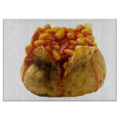 "Pellkartoffel und Bohnen" entwerfen Schneidebrett (Vorderseite)