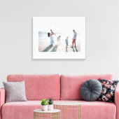Pellrosa Big Liebe Memory Event Foto Canvas Print Leinwanddruck (Insitu (Wohnzimmer))