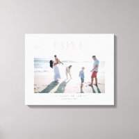 Pellrosa Big Liebe Memory Event Foto Canvas Print