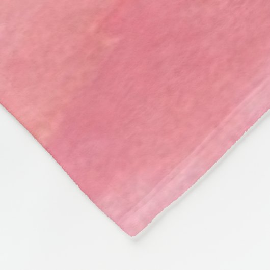 Pellrosa Farbe Fleecedecke (Ecke)