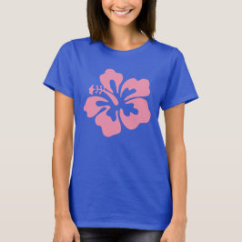 Pellrosa-Hibiskus T-Shirt