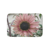 Pellrosa Sonnenblume Badematte (Vorderseite)