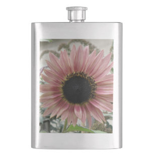 Pellrosa Sonnenblume Flachmann