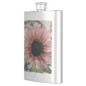 Pellrosa Sonnenblume Flachmann (Links)