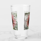 Pellrosa Sonnenblume Glas (Rechts)