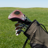 Pellrosa Sonnenblume Golf Headcover (In SItu)