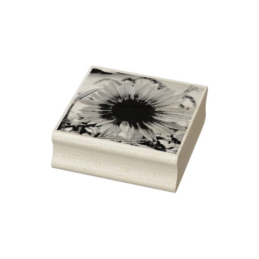 Pellrosa Sonnenblume Gummistempel (Stempel)