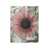 Pellrosa Sonnenblume Notizblock (Rotiert)