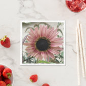 Pellrosa Sonnenblume Serviette (Beispiel)