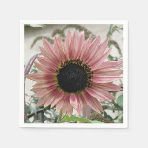Pellrosa Sonnenblume Serviette