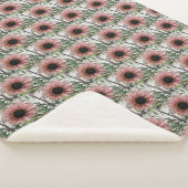 Pellrosa Sonnenblume Sherpadecke (3/4)
