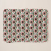 Pellrosa Sonnenblume Sherpadecke (Vorderseite (Horizontal))