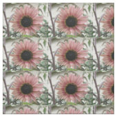 Pellrosa Sonnenblume Stoff (Muster)