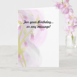 Pellrosa Watercolor Wash Karte