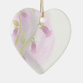 Pellrosa Watercolor Wash Keramik Ornament (Rechts)