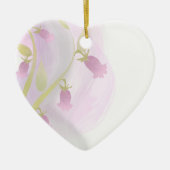 Pellrosa Watercolor Wash Keramik Ornament (Vorne)